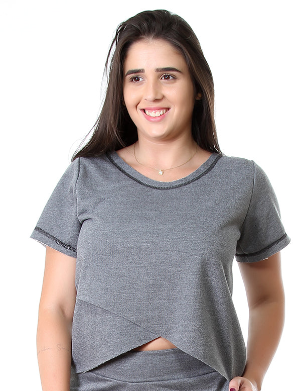 Blusa Feminina Moletinho Fitness 9510