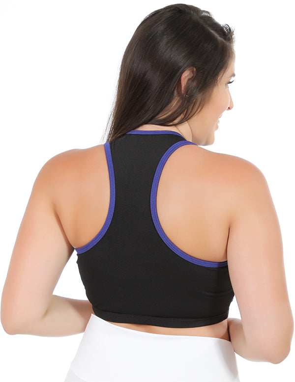 Top Feminino Fitness Decote Suplex 9739