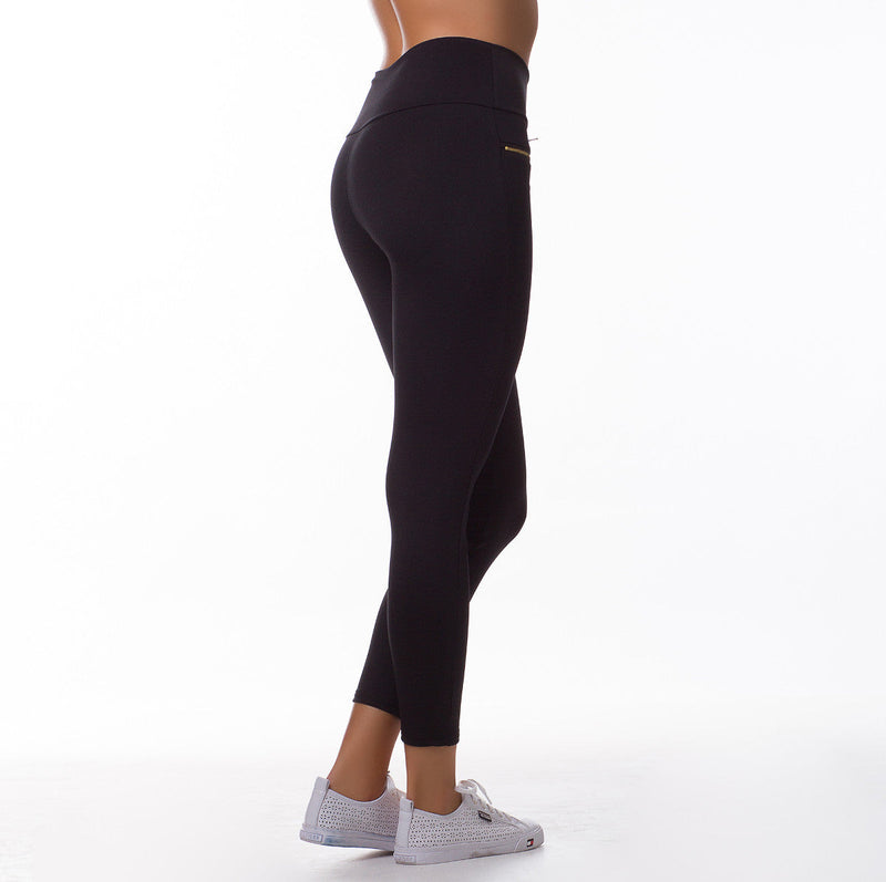 Calça Legging com detalhe de Ziper (sem bolso) | Zipper 4124