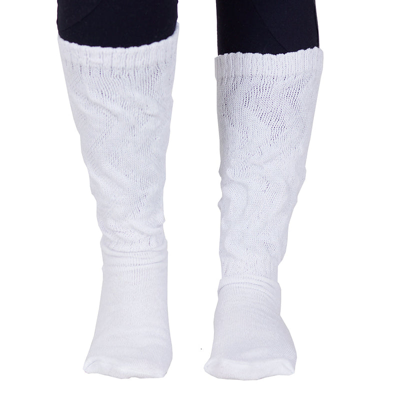 Kit Meia Aerobica Longa 3/4 com 5 Pares Coloridos - Dily Modas