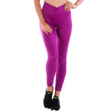 Calça Legging Poliamida Roxo Cintilante | New Vision RX