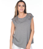 Blusa Fitness Escamas Corte a Laser 0052