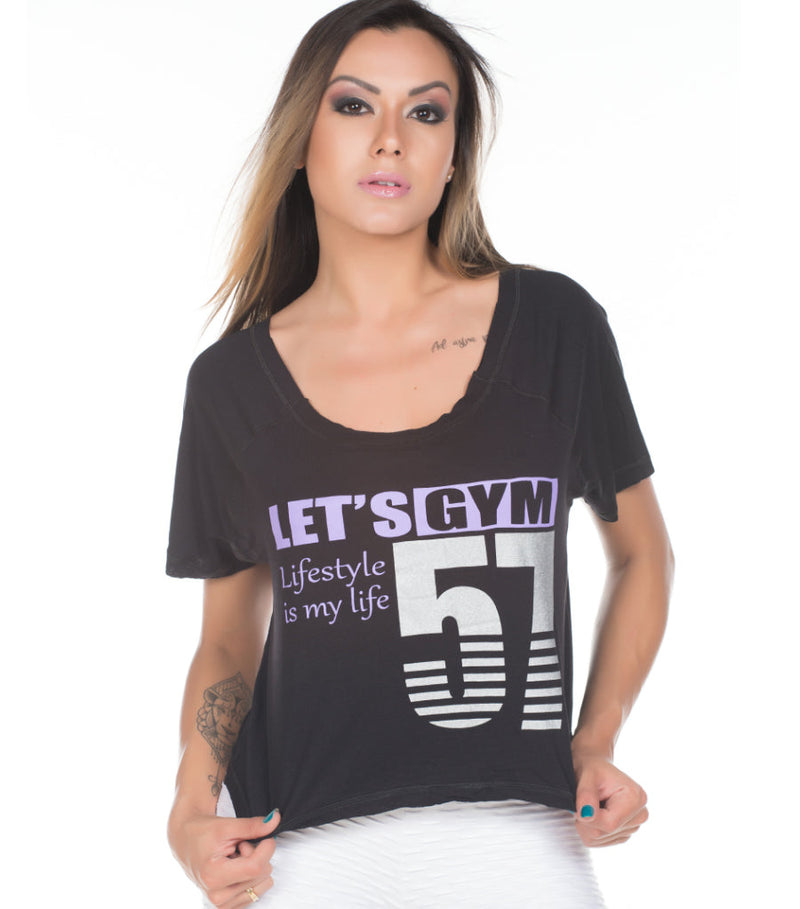 Blusa Fitness Dily Let's GYM 0051