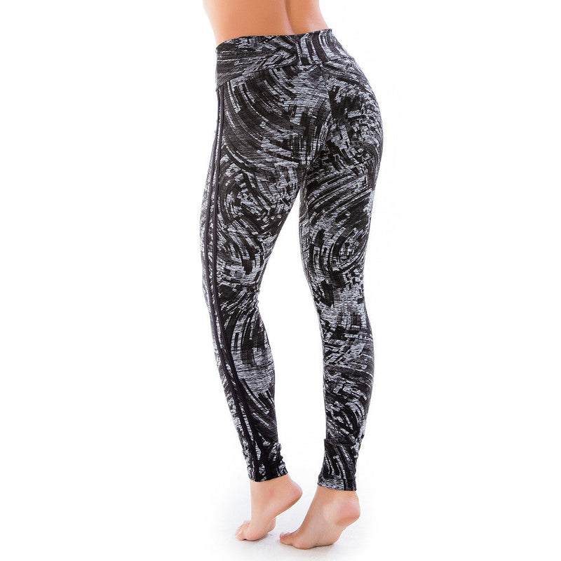 Calça Legging Estampada Cós Duplo Alto | C-34 6024