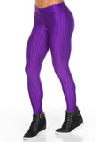 Calça Legging Fitness New Zig Roxo | 515