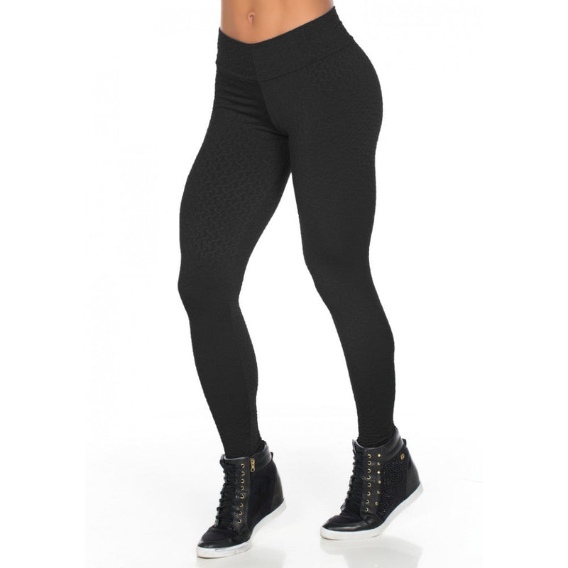 Calça Legging Fitness Glamour Preta Dily Modas | 513P