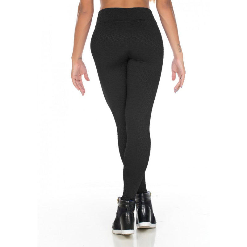 Calça Legging Fitness Glamour Preta Dily Modas | 513P