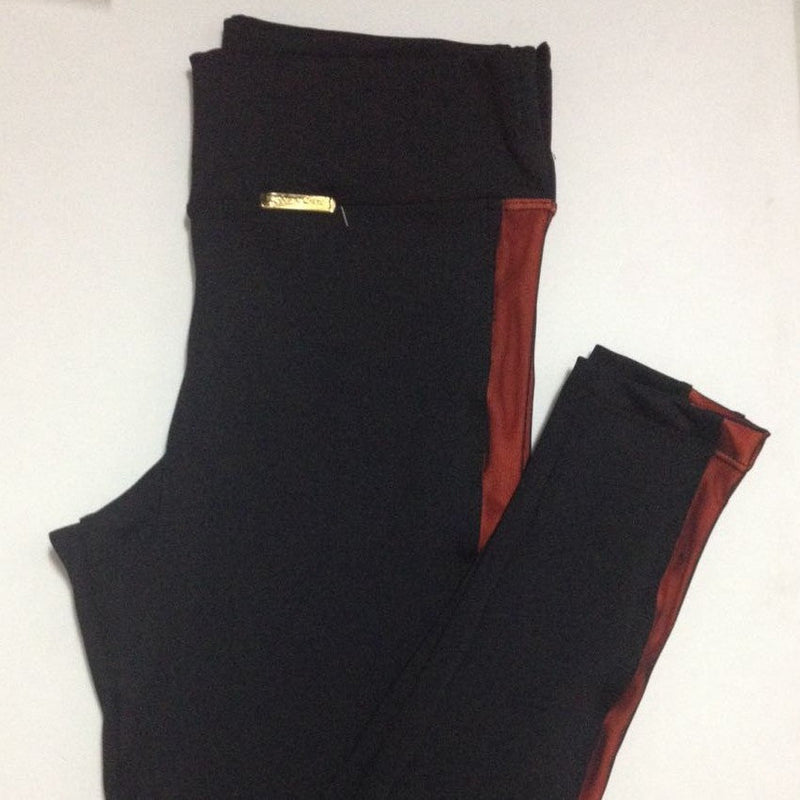 Calça Legging Fluor com lateral de Telinha | 1401