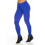Calça Legging Fitness Glamour Azul Dily Modas | 513