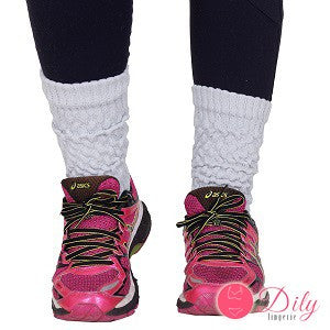 Kit Polaina com 6 Pares Coloridos - Dily Modas